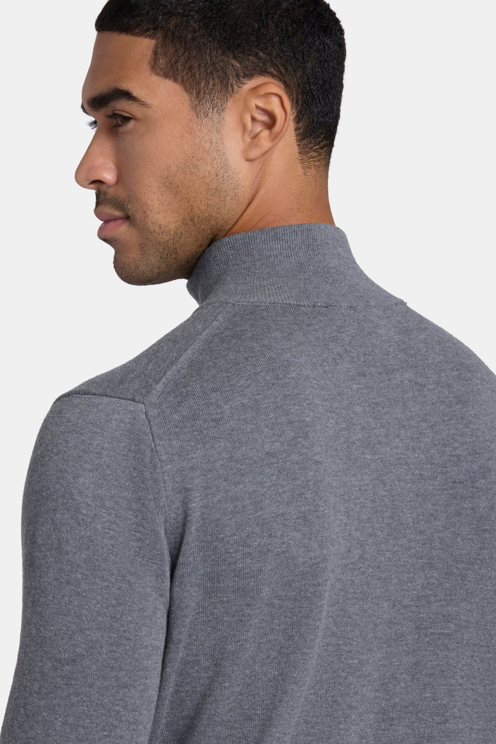 THE SANTONI QUARTER ZIP SWEATER