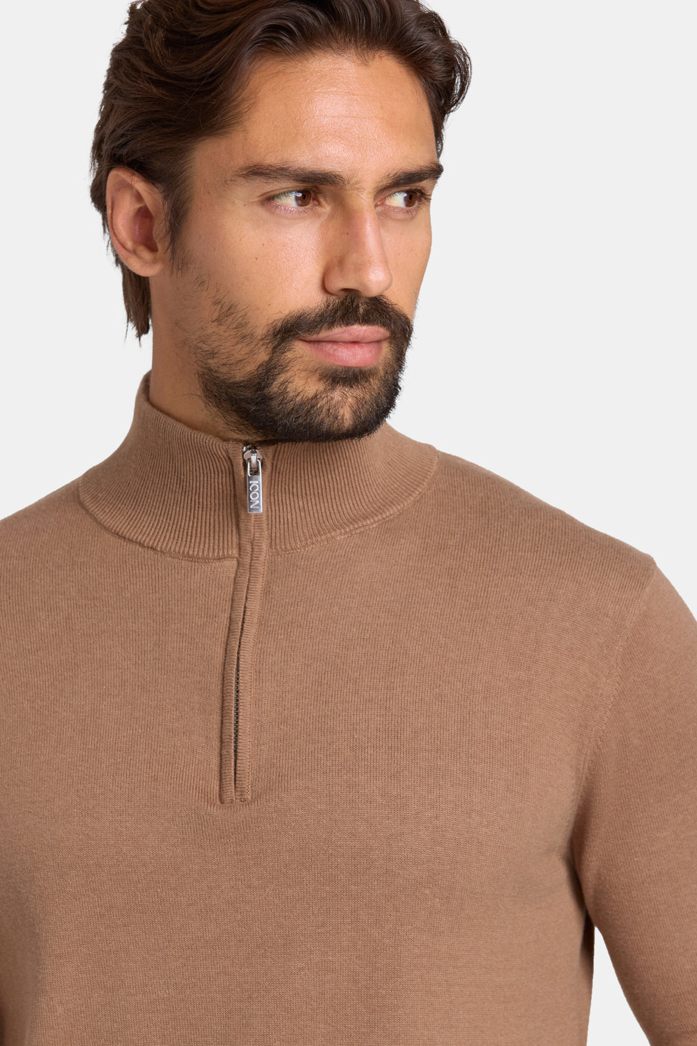 THE SANTONI QUARTER ZIP SWEATER