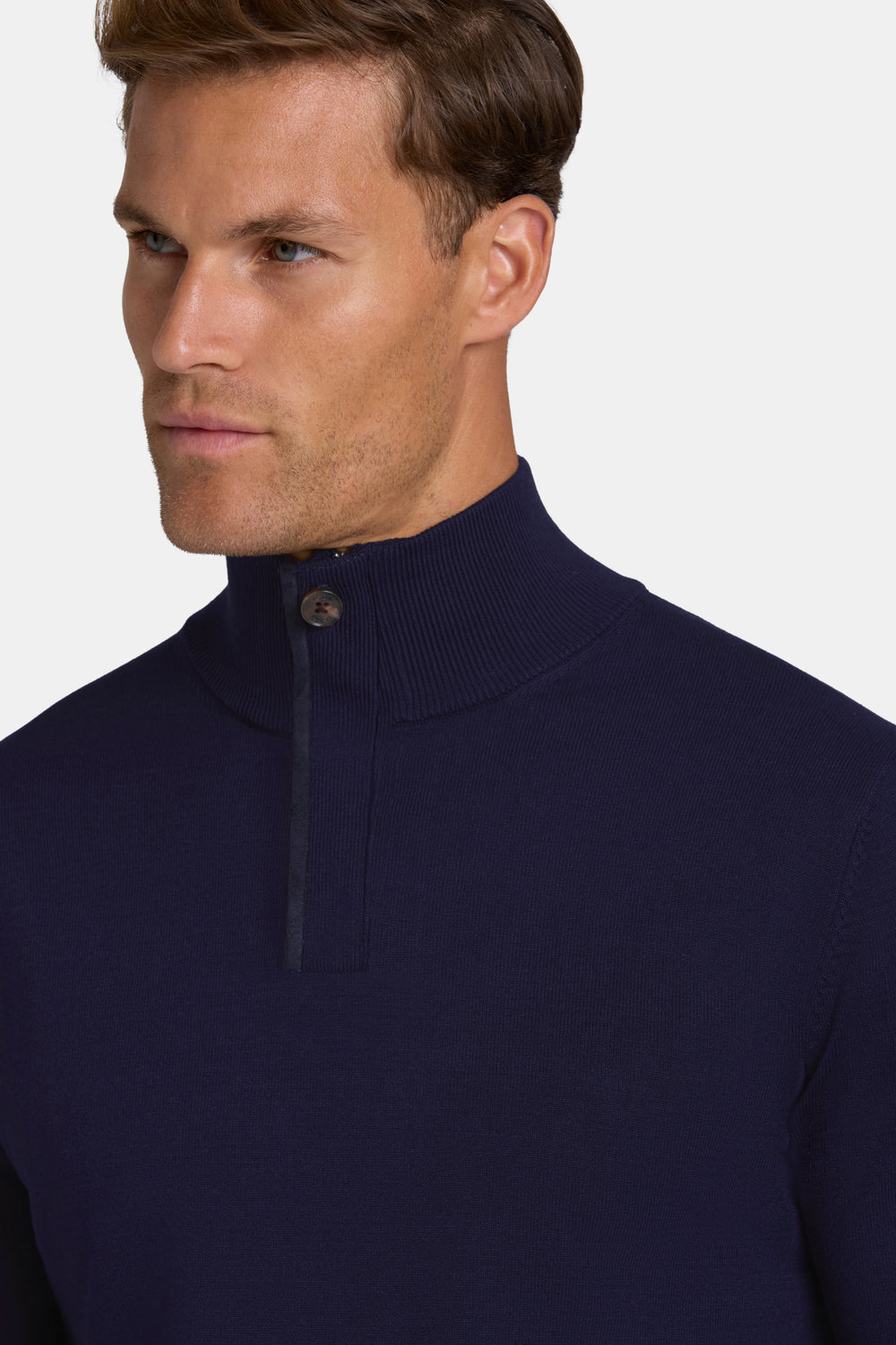 THE FINEZZA QUARTER ZIP SWEATER