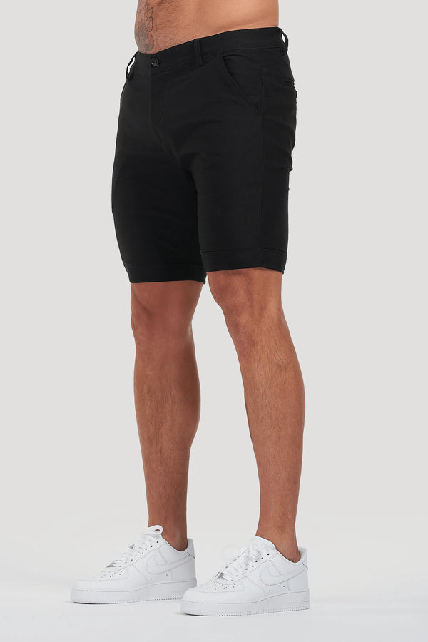 THE AVANI SHORTS - BLACK - ICON. AMSTERDAM