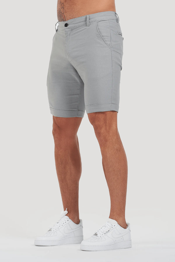 THE AVANI SHORTS - LIGHT GREY - ICON. AMSTERDAM