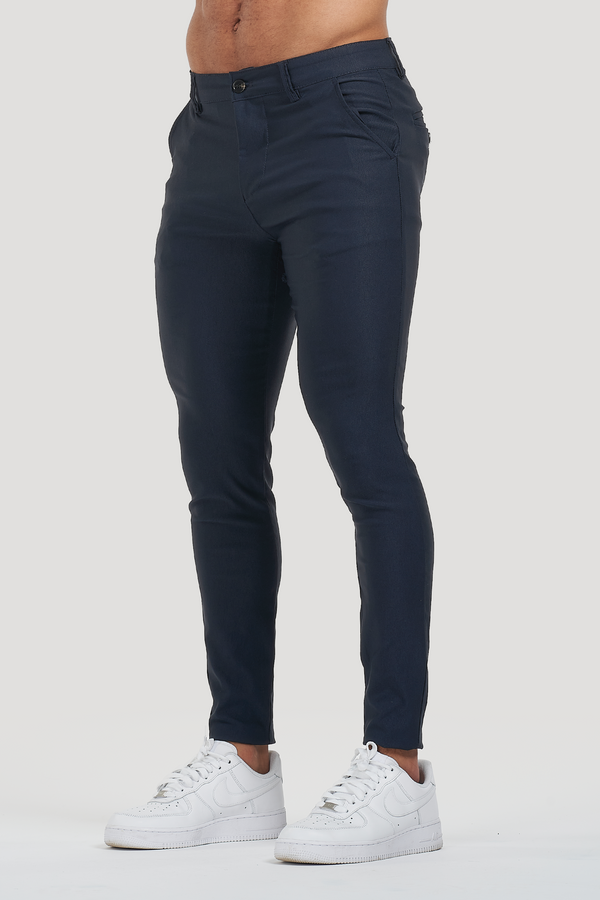 THE AVANI TROUSERS - DARK BLUE - ICON. AMSTERDAM