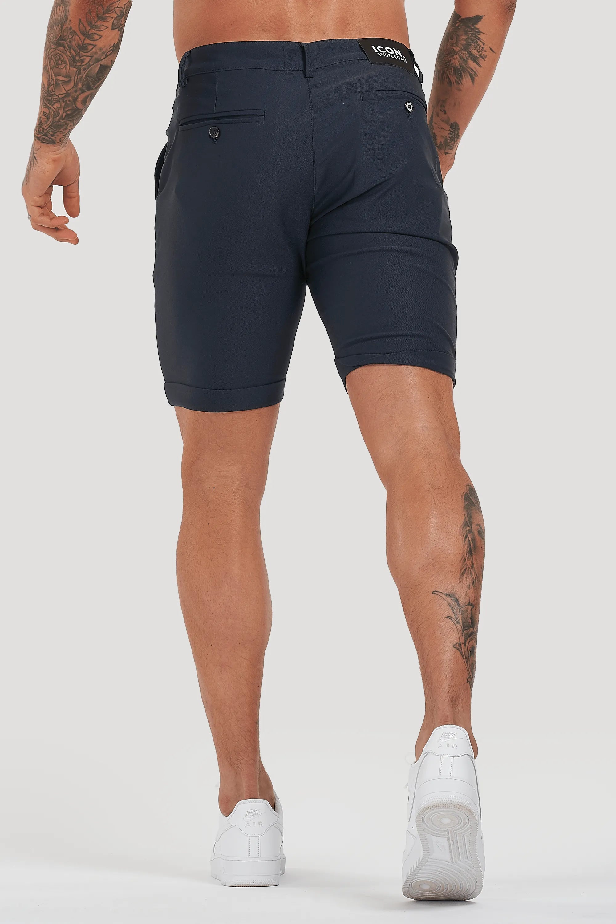 THE AVANI SHORTS - DARK BLUE - ICON. AMSTERDAM