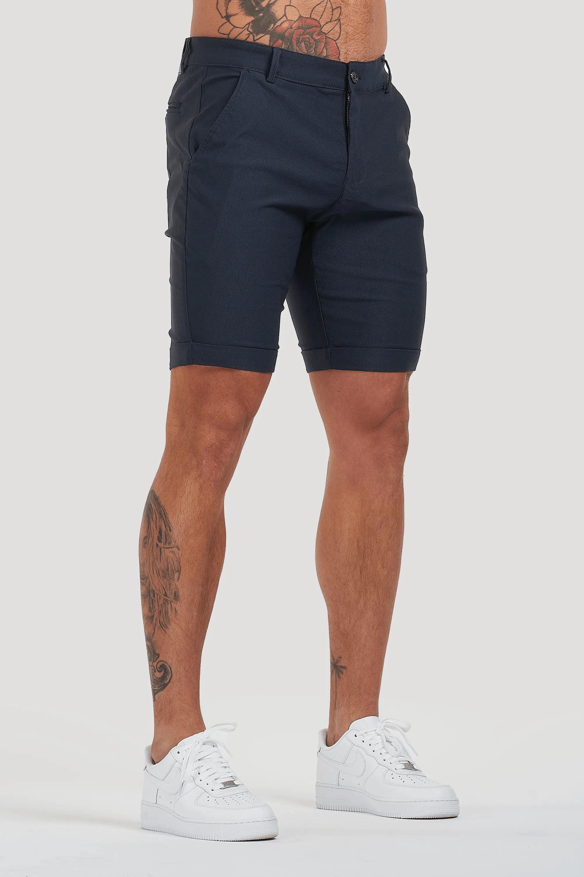 THE AVANI SHORTS - DARK BLUE - ICON. AMSTERDAM