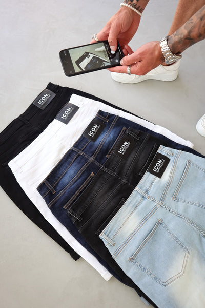 THE LORENZO SHORTS - BLACK - ICON. AMSTERDAM