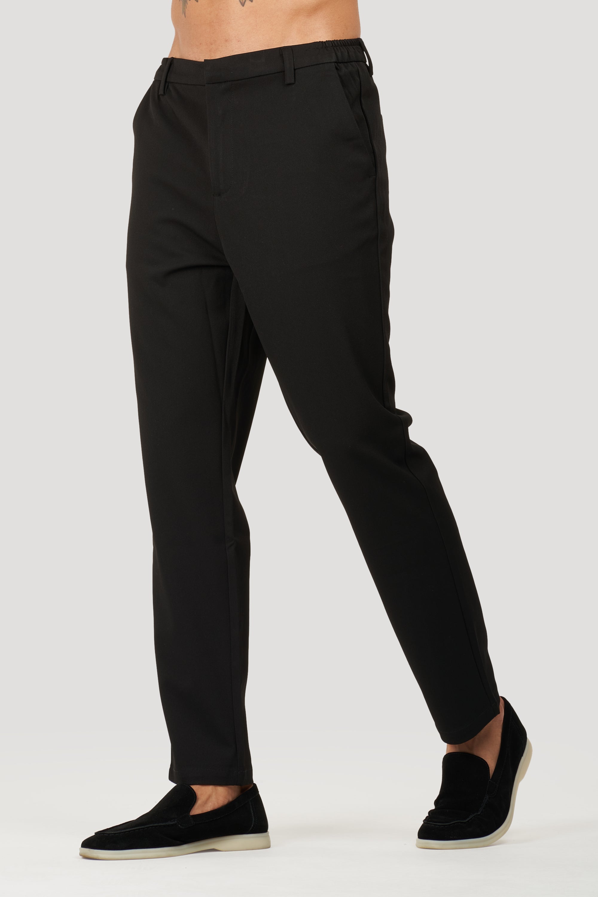 THE SILVIO TROUSERS - BLACK